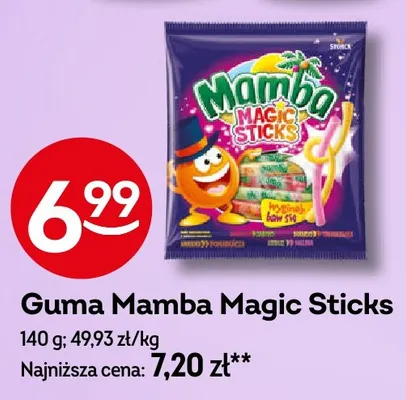 Guma Mamba Magic Sticks promocja w Żabka