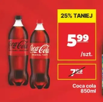 Napój gazowany Coca-Cola promocja w API Market