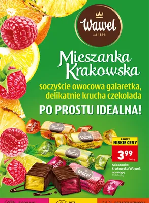 Galaretki w czekoladzie Mieszanka Krakowska Wawel promocja w Biedronka