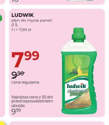 Płyn do mycia paneli Ludwik promocja w Drogerie Jawa