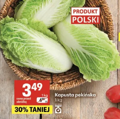 Kapusta pekińska polska promocja w Delikatesy Centrum