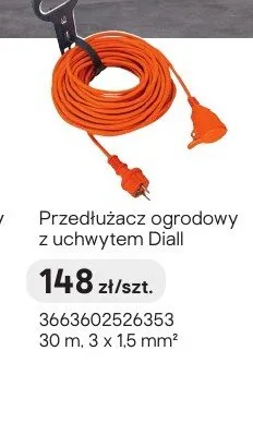 Przedłużacz ogrodowy z uchwytem  promocja w Castorama