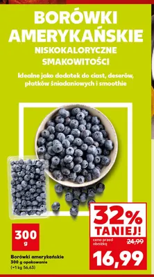 Borówki amerykańskie promocja w Kaufland