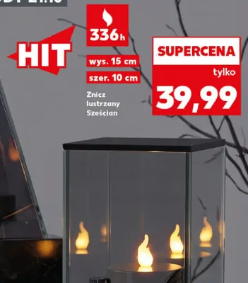 Znicz lustrzany Sześcian promocja w Kaufland