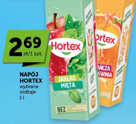 Napój jabłko mięta promocja w Groszek