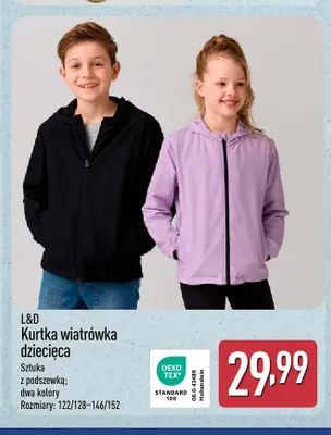 Kurtka zimowa dziecięca promocja w Aldi