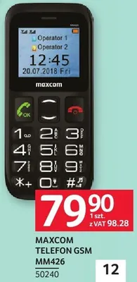 Telefon GSM MM426 Maxcom promocja w Selgros