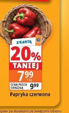 Papryka czerwona promocja w Leclerc