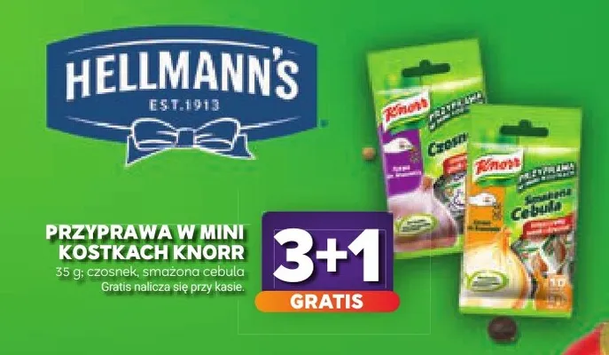 Przyprawa w mini kostkach Knorr czosnek promocja w Stokrotka