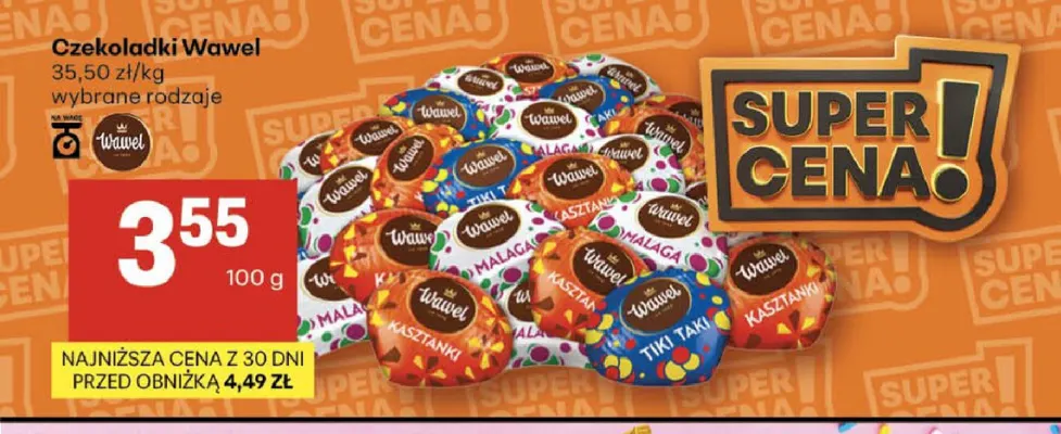 Czekoladki Wawel promocja w Delikatesy Centrum