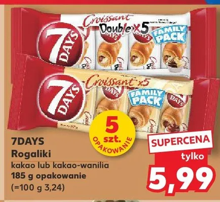 Rogaliki kakao 7Days Family Pack promocja w Kaufland