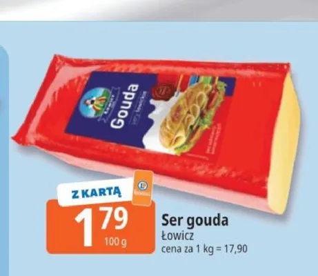 Ser gouda Łowicz promocja w Leclerc