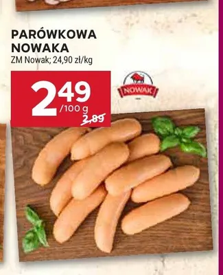 Parówkowa Nowaka ZM Nowak promocja w Stokrotka
