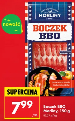 Boczek BBQ Morliny promocja w Biedronka