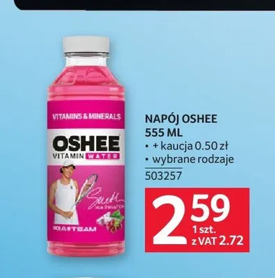 Napój Oshee Vitamin Water promocja w Selgros