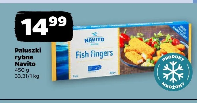Paluszki rybne Navito promocja w Netto