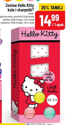Zestaw Hello Kitty kula i skarpetki BI ES promocja w POLOmarket