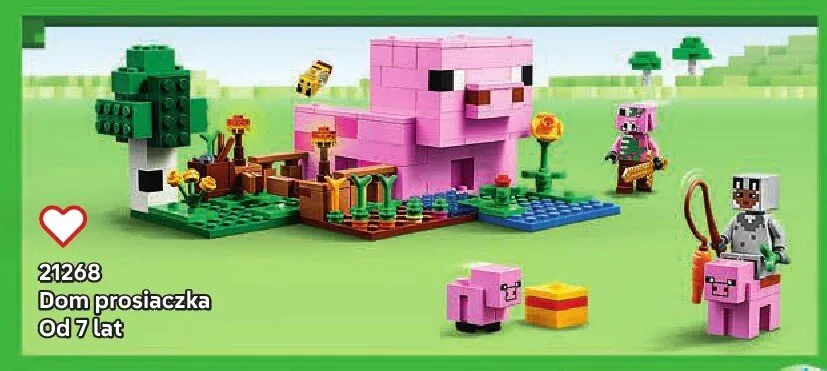 Klocki LEGO Minecraft 21268 Dom prosiaczka promocja w LEGO