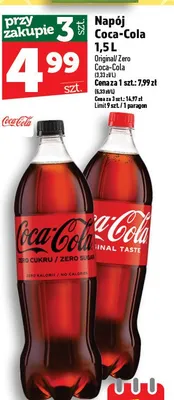 Napój Coca-cola promocja w TOPAZ