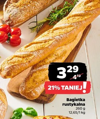 Bagietka rustykalna promocja w Netto