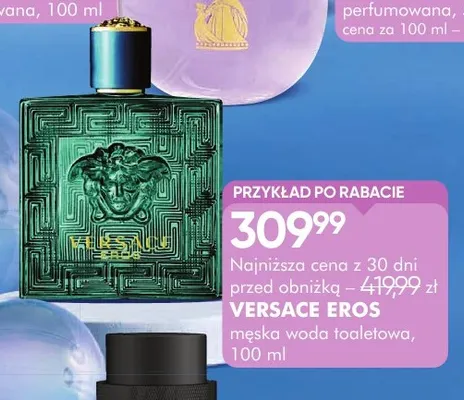 Woda toaletowa męska Versace Eros promocja w Super-Pharm