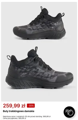 Buty trekkingowe damskie 4F promocja w 4F