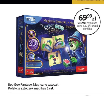 Zabawka edukacyjna Spy Guy Fantasy Magiczne sztuczki Kolekcja sztuczek magika Trefl promocja w Empik