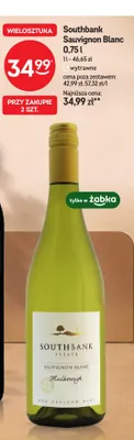 Wino białe Southbank Sauvignon Blanc wytrawne promocja w Żabka