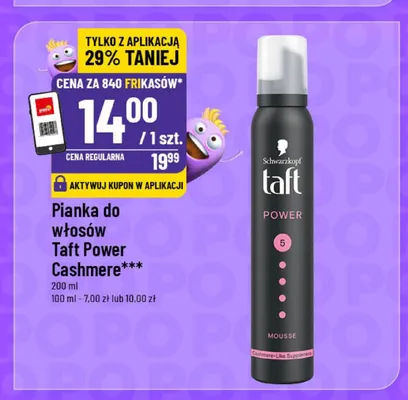 Pianka do włosów Taft Power Cashmere promocja w POLOmarket