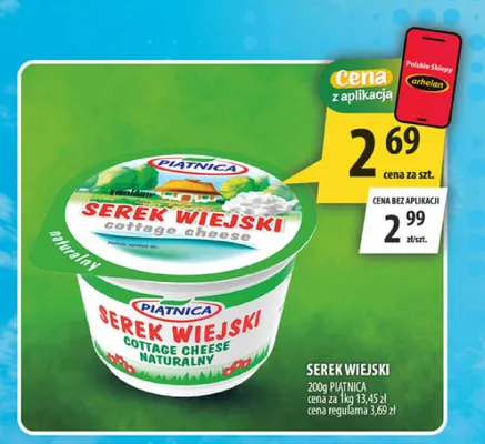 Serek Wiejski Piątnica promocja w Arhelan
