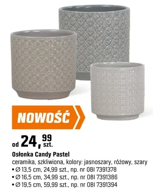 Osłonka Candy Pastel promocja w OBI