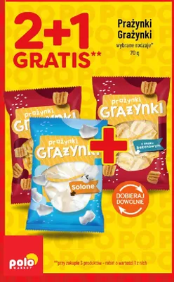 Prażynki grażynki wybrane rodzaje promocja w POLOmarket