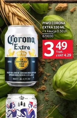 Piwo Corona Extra promocja w Selgros