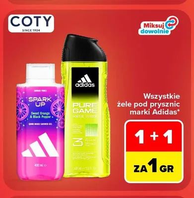Żel pod prysznic damski Adidas Spark Up promocja w Carrefour