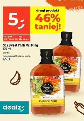 Sos słodki chilli Mr. Ming promocja w Dealz