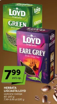 Herbata liściasta Loyd Earl Grey promocja w Euro Sklep