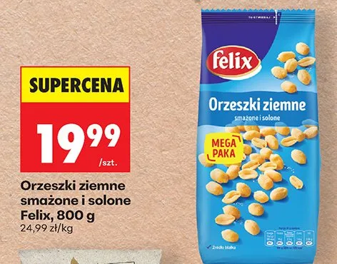 Orzeszki ziemne smażone i solone promocja w Biedronka