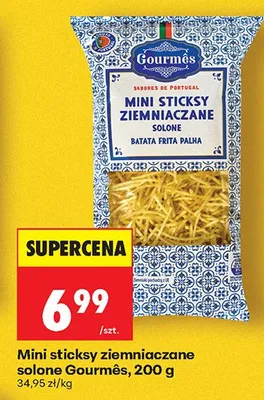 Mini sticksy ziemniaczane solone promocja w Biedronka