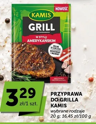 Przyprawa do grilla Kamis promocja w Groszek