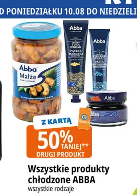 Produkty chłodzone Abba promocja w Leclerc