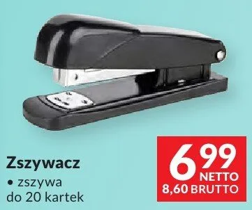 Zszywacz zszywa do 20 kartek promocja w Makro