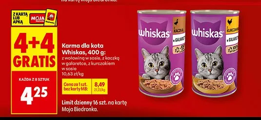 Karma dla kota z kaczką w galaretce promocja w Biedronka