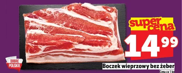 Boczek wieprzowy bez żeber promocja w TOPAZ