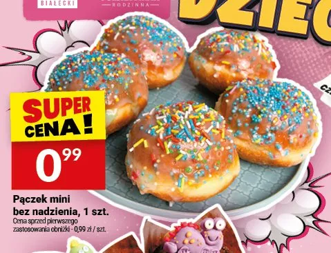 Pączek mini bez nadzienia promocja w Twój Market