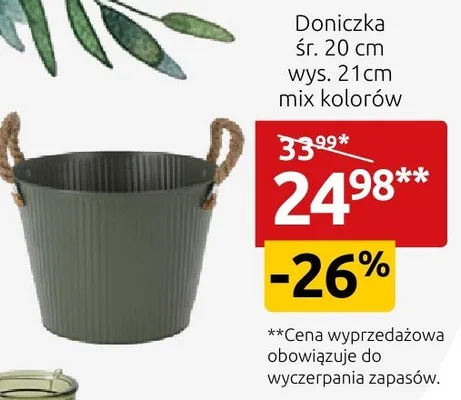 Doniczka mix kolorów promocja w Black Red White