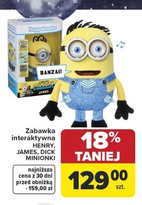 Zabawka interaktywna Minionki promocja w Carrefour