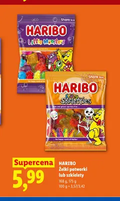 Żelki potworki Haribo Little Monsters promocja w Lidl