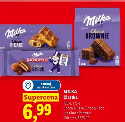 Ciastka Milka Choco & Cake promocja w Lidl