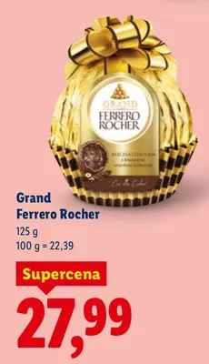 Czekoladki Grand Ferrero Rocher promocja w Lidl