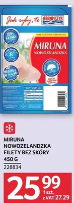 Miruna nowozelandzka filety bez skóry promocja w Selgros